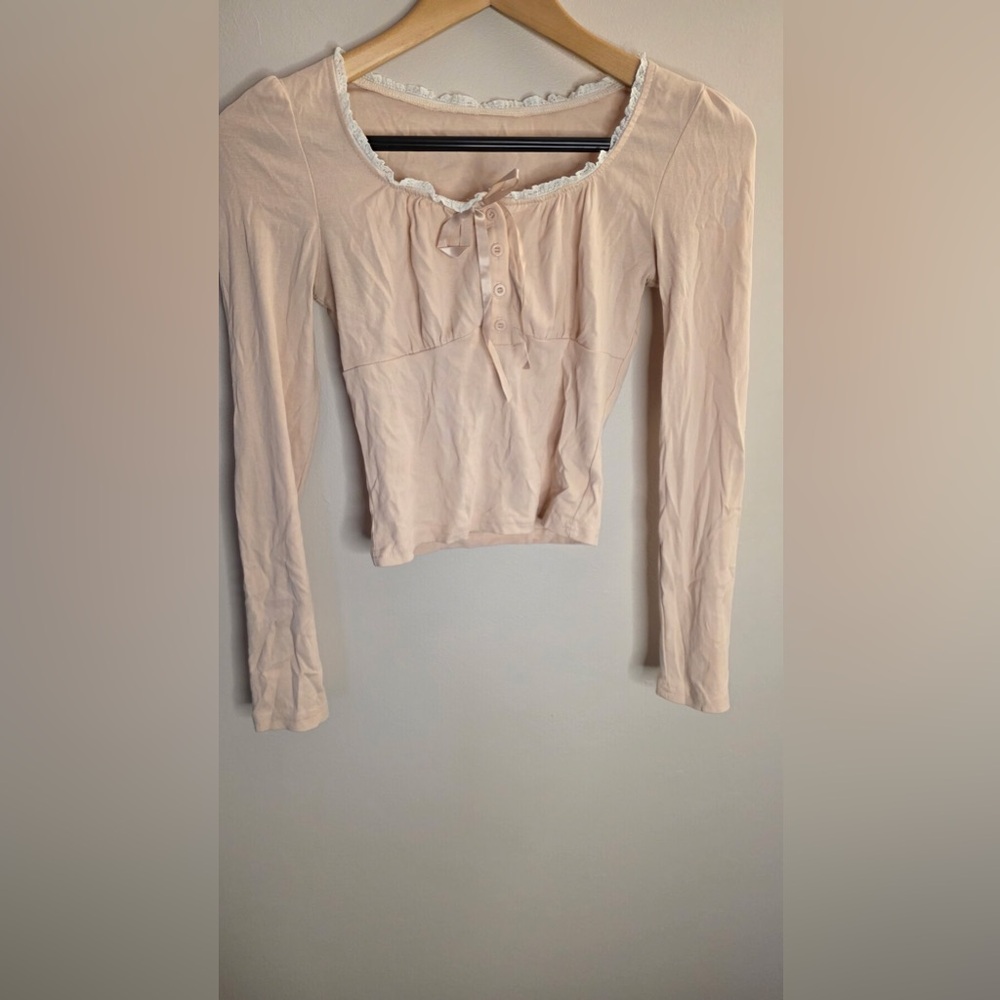 H&M Light Pink Button Down Shirt